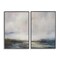 Stupell Industries Moody Clouds Landscape 2 pc Framed Giclee Wall Art Set Design by Simon Addyman